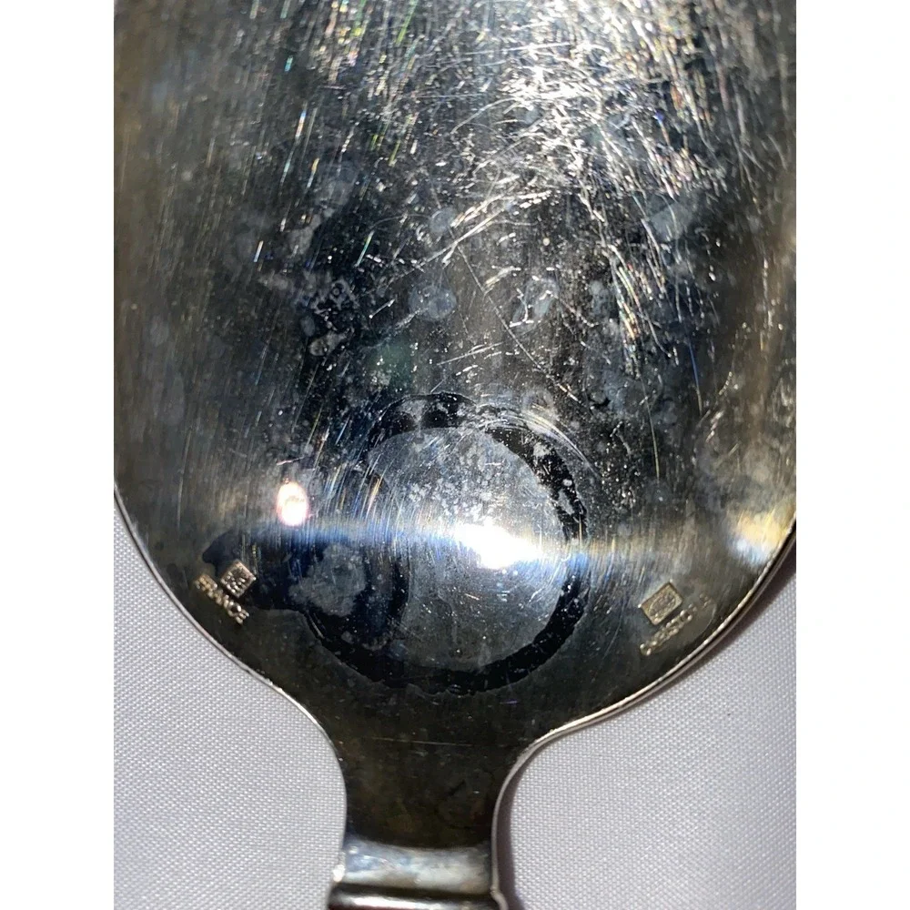 Vintage‎ Silver Christofle France Serving Fork And Spoon Rare